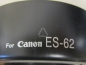 Preview: Gegenlichtblende mit Adapterring für Canon ES-62
