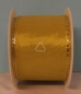 Preview: Geschenkband "goldgelb", 40mm x 2 m, Ribbon, Dekoband, Schleifenband