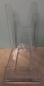 Preview: Telleraufsteller transparent, 12 x 7 cm, Tellerständer, Tellerhalter