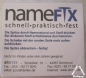 Preview: NameFIX, Lochplättchen zum Befestigen von Textil-Namensbändchen, 100 Stück