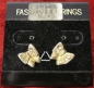 Preview: Ohrringe "Schmetterling" mit Strass-Steinchen