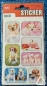 Preview: bsb 11-451 Sticker "süße Hunde". 3 Bogen