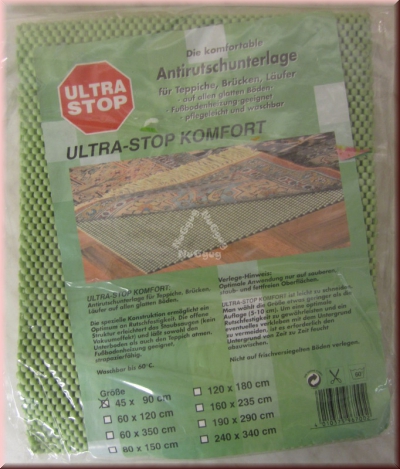 Ultra Stop Anti Rutsch Matte für Teppiche, 45 x 90 cm, grün