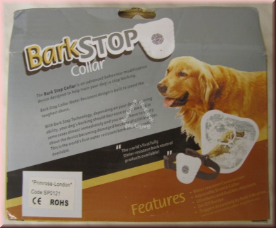 Bark Stop Collar, Anti Bell Halsband