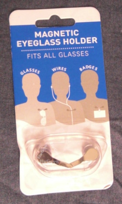 Magnetischer Brillenhalter, Chrom, Magnetic Eyeglass Holder