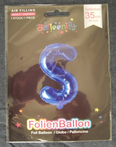 Folienballon Balloonify "S", 35 cm, blau