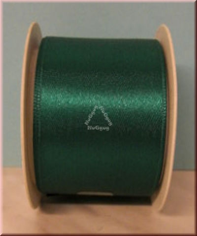 Geschenkband "grünmetallic", 40mm x 2 m, Ribbon, Dekoband, Schleifenband