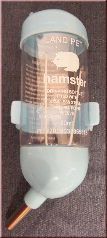 Hamstertränke, Nager Trinkflasche, 80 ml