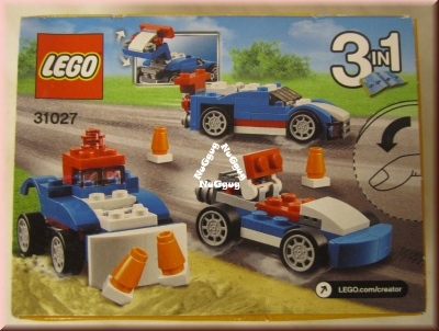 Lego Creator 31027, 3in1 blauer Rennwagen