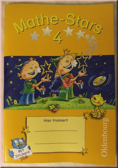 Mathe Stars 4 Übungsheft, mit Stickern, 64 Seiten, von Oldenbourg