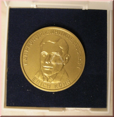 Münze "Kampfgruppenhundertschaft Erich Köhn", Medaille