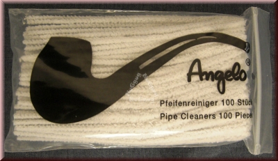 Pfeifenreiniger Angelo, 100 Stück, weiß, Pfeifenputzer