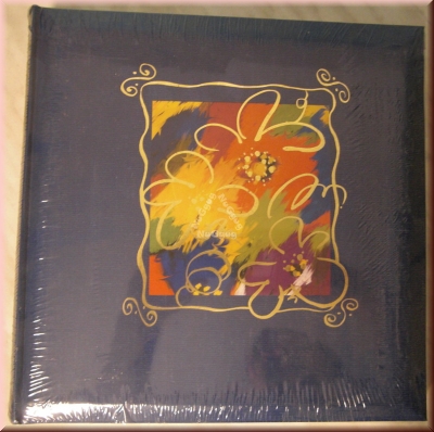 Fotoalbum KPH Serie Bouquet, 30 x 31 cm, blau