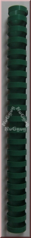 Plastikbinderücken A4, 12 mm, grün, 21 Ringe