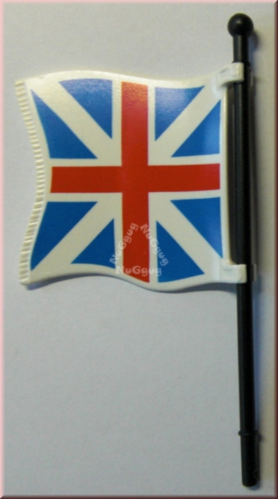 Playmobil Fahne, 2 Stück, Flagge, Banner Engländer, Rotrock, Soldaten