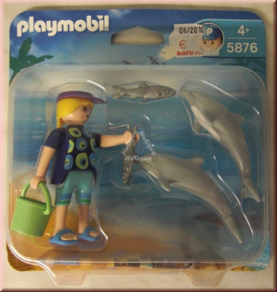 Playmobil 5876, Pflegerin mit Delfinjungen