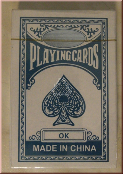 Pokerkarten, Playingcards, blau