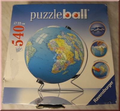 Puzzleball "Die Erde", Artikelnummer 111138, von Ravensburger, 540 Teile