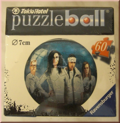 Puzzleball Tokio Hotel, Artikelnummer 097081 von Ravensburger, 60 Teile