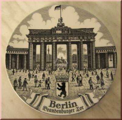 Sammelteller "Berlin Brandenburger Tor", Wandteller, 15 cm