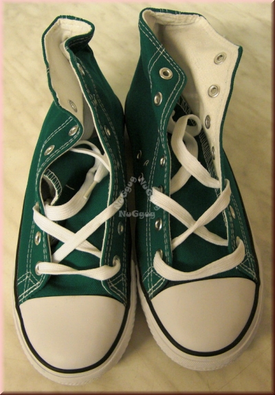 Bella Comoda "Kayla" Unisex High Sneaker, Größe 40, grün