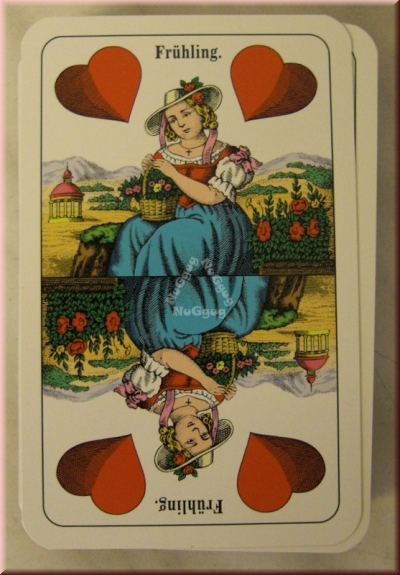 Doppeldeutsche Spielkarten, 36 Blatt