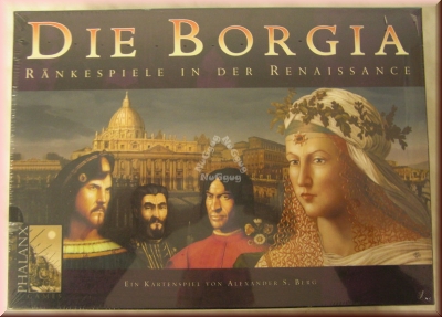 Die Borgia, Brettspiel, von Phalanx Games