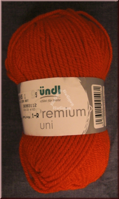 Wolle Lisa Premium, rot, 50 Gramm, von gründl, Wollknäuel
