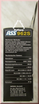 Fehlerstrom-Schutzstecker ASS 926S, schwarz, IP 54