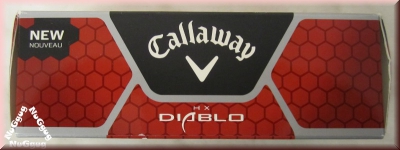 Callaway HX Diablo, Golfball, 3er Set