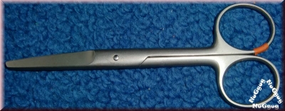Chirurgische Schere Aesculap BC 323R. gerade spitz/stumpf. Edelstahl. 13 cm