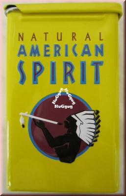 Zigarettenbox "Natural American Spirit" mit Schiebeverschluß