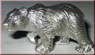 Skulptur "Eisbär" aus Metall, 4 cm, 34 Gramm, Figur