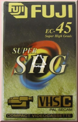 Fuji Super SHG EC-45 VHS C Videokassette