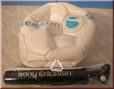 Fussball mit Ballpumpe, original Sony Ericsson