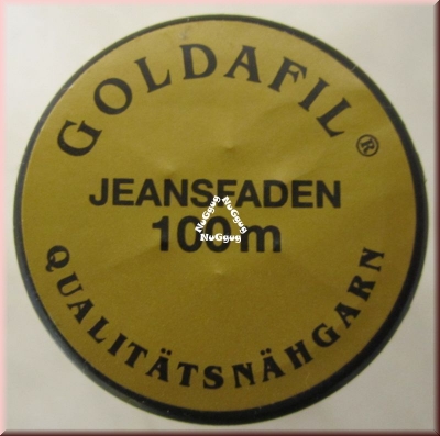 Goldafil Jeansfaden, kupferfarben, 100 Meter