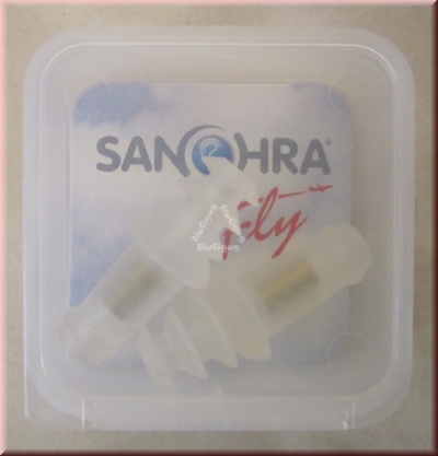 Gehörschutzstöpsel Sanohra fly für Erwachsene, 2 Stück
