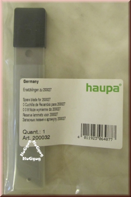 Ersatzklingen Artikel 200032 zu Haupa Cuttermesser 200027, 10 Stück