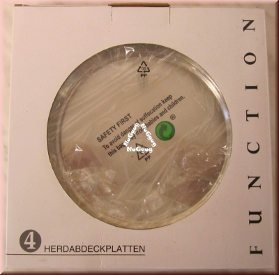 Herdabdeckplatten "Function", Edelstahl, Set mit 4 Stück
