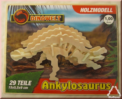 3D Holzpuzzle Ankylosaurus