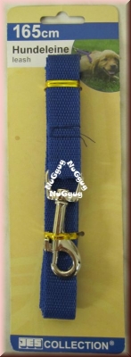 Hundeleine blau, JES-Collection, Länge 165 cm