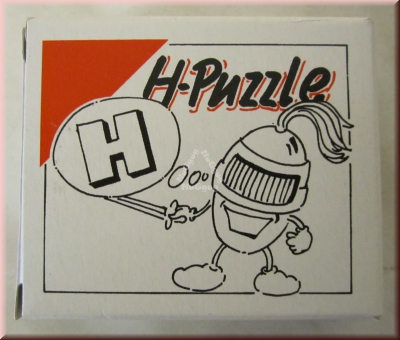 Knobelspiel "H-Puzzle", Holzpuzzle