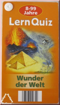 LernQuiz "Wunder der Welt". Fächerqiuz
