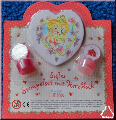 Prinzessin Lillifee süßes Stempelset mit Herzblock