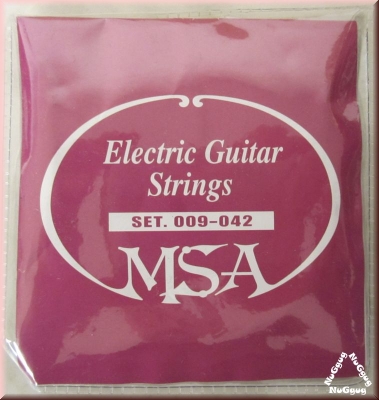 Gitarrensaiten MSA Electric Guitar Strings SK 40. Set 009-042