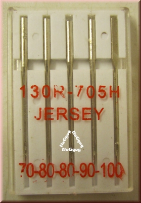Nähmaschinennadeln 70 - 100, 130R - 705 H Jersey, 5 Stück