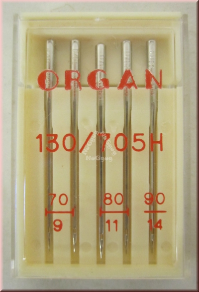 Nähmaschinennadeln 70 - 90, 130/705 H, von Organ