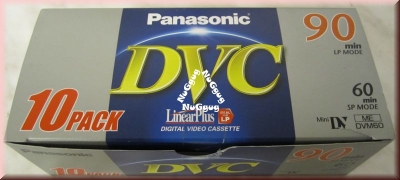Panasonic DVC Videokassette AY-DVM60FE, 10er Pack