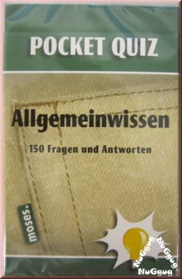 Pocket Quiz Allgemeinwissen, Moses 377