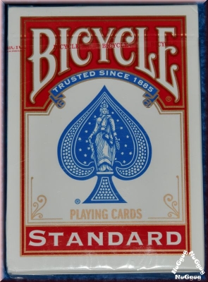 Pokerkarten. Bicycle standard. Playing Cards. rot